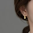 thumbnail image 3 of 925 Sterling Silver Disc Earrings Huggie Hoop for Women Teens Coin Hoop Earrings Cluster Drop Earrings Tassel, 3 of 10