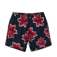 thumbnail image 6 of Goodtrade8 Dry Fit Shorts for Men Elastic Waist Board Shorts Swimwear Summer Vacation Quick Dry Breathable Drawstring Casual Mens Swim Shorts Hawaiian,Size L, 6 of 9