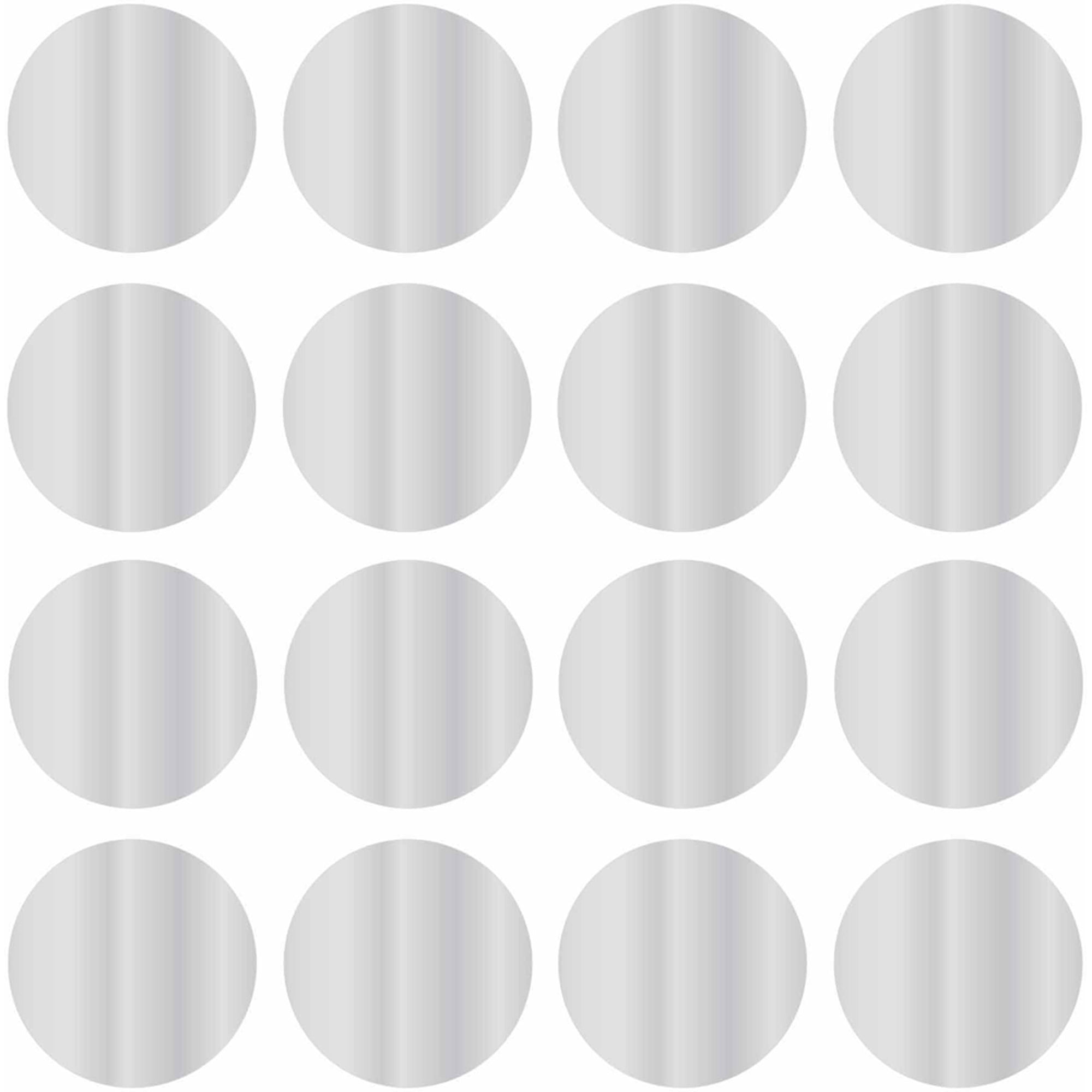 WallPops Silver Confetti Dots