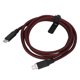 thumbnail image 1 of Cable de datos magnético PD de 1,2 M y 100 W, Micro USB súper tipo C para conector IOS, cable de carga rápida, 1 of 8