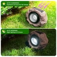 thumbnail image 4 of Focos solares Timeflies, paquete de 4, IP65, impermeables para exteriores, 4 of 6