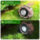 thumbnail image 4 of Focos solares Timeflies, paquete de 4, IP65, impermeables para exteriores, 4 of 6