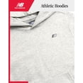 thumbnail image 2 of Sudadera con capucha New Balance de forro polar de algodón suave para niños de 18 a 20 años, 2 of 6