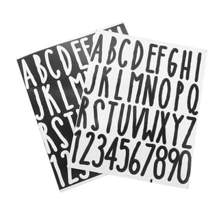 12 Sheets Letter Stickers, 1512 Alphabet Stickers, 1 inch Self-Adhesive Sticker  Letters, Colorful Alphabets ABC Stickers, for DIY Mailbox House Numbers,  Scrapbooking Embellishments and Decorations 