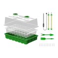 thumbnail image 1 of S SERENABLE Seed Starter Tray with Grow Light Full Heightened Lid Seedling Tray White blue light, 1 of 9