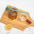 thumbnail image 4 of 7in PP Honey Dipper Stirring Rod, Yellow/Pink/Blue/White Honey Stick with Hanging Design, for Honey, Coffee, Milk Powder & Desserts(Blue), 4 of 6