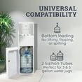 thumbnail image 4 of Igloo Water Cooler, Bottom-Load Water Dispenser for 3-5 gal Bottles with Child Safety Lock, Stainless White, 4 of 6