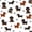 White Brown, variant on Homewish Cute Gnome Twin Quilt Set For Kids,Kawaii Cartoon Themed Twin Coverlet Set,White,2-Piece