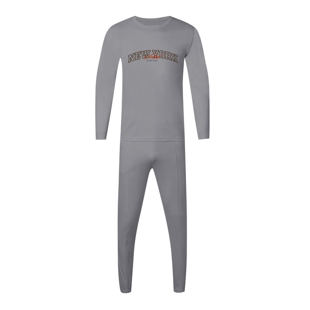 toraway Ensemble de Mode pour Hommes 2 Pcs Tenues de Sport à Manches Longues Décontractées TTTG