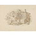 thumbnail image 2 of Edward Francis Burney 18x14 Black Ornate Wood Framed Double Matted Museum Art Print Titled - Theatrical Scene, 2 of 5