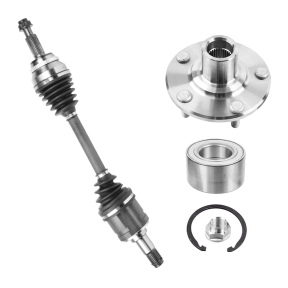 AutoShack Front Left CV Axle Shaft Wheel Hub Bearing Assembly Replacement for 2004-2017 Toyota Camry FWD 2013 Toyota Avalon FWD 2007-2009 Lexus RX350 FWD Driver Side 5-Lug 5 HUB010200138