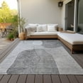 thumbnail image 6 of Addison Rugs Chantille Indoor/Outdoor Transitional Abstract Gray Washable Rectangle Rug, 8' x 10', 6 of 6
