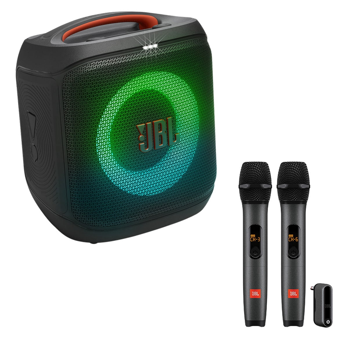 RCA Disco 206 RGB Wireless Party Speaker, LED Light, Dual 6,5