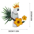 Vikakiooze Home Decor Clearance, Metal Parrot Wall Decoration Outdoor Art Fence Bird Hanging