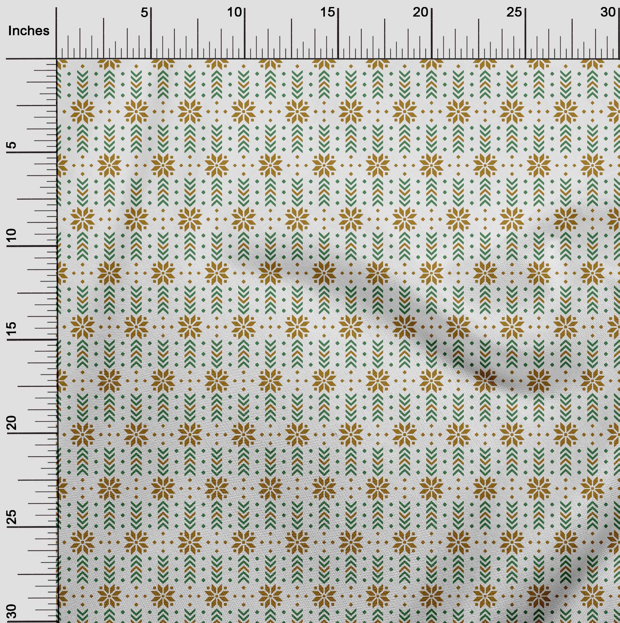 oneOone Cotton Poplin Dark Mustard Fabric Christmas Craft Projects Decor Fabric Printed By The Yard 56 Inch Wide