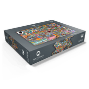 MyPuzzle - R/place Reddit Pixel War 04.2022 - Extreme Size, Part 2/6 For Collage - Premium 1000 Piece Jigsaw Puzzle for Adults