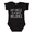 Black, variant on Funny Baby Bodysuit My Uncle Is A Bad Influence Graphic Baby Onesie for Infants