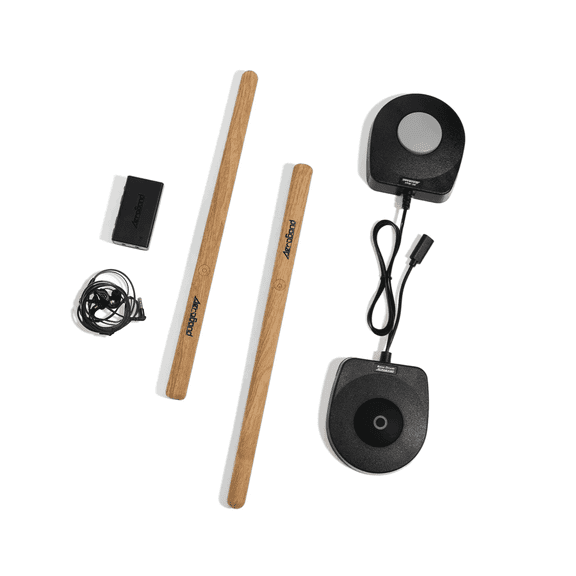 AeroBand Electronic Drum Set PocketDrum2 MAX（2025 Version）, Air Drum Sticks & Pedals & Bluetooth Adapter, 8 Tones and USB Midi(Earphone Included)