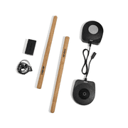 AeroBand Electronic Drum Set PocketDrum2 MAX（2025 Version）, Air Drum Sticks & Pedals & Bluetooth Adapter, 8 Tones and USB Midi(Earphone Included)
