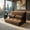 Brown, variant on Demi Bonn Adjustable Floor Sofa Couch, Foldable Lazy Sofa Sleeper Bed, Multi-Functional Floor Loveseat, 6-Position Adjustable Sleeper Lounge Couch with 2 Pillows, for Reading, Gaming, Black