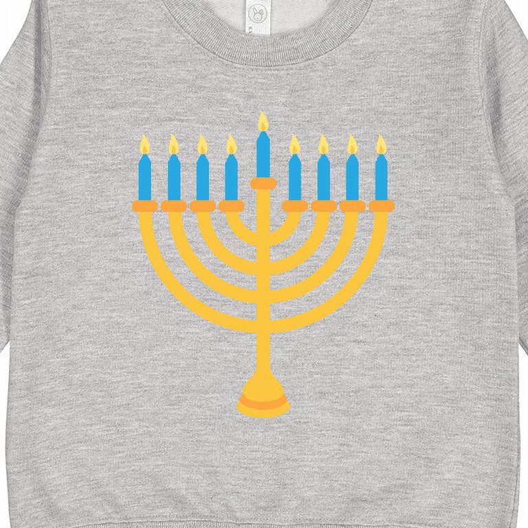 Hanukkah Menorah Toddler Sweatshirt photo 3