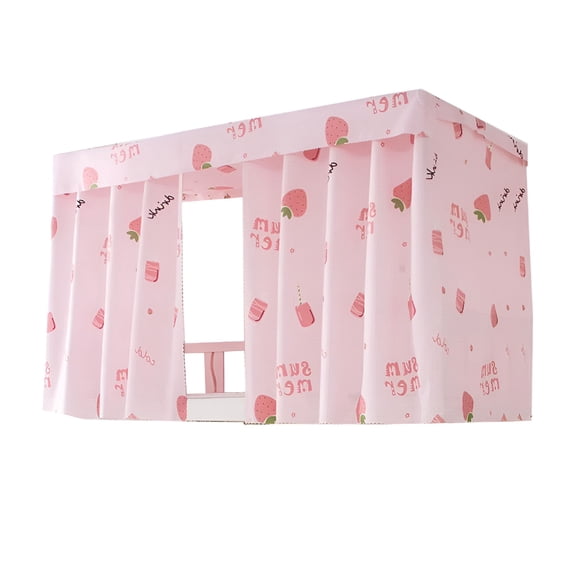 FURMORA 2026 New Top Bunk Bed Curtain,College Student Dormitory Lightproof Decorative Privacy Blackout Cloth Curtain Canopy Bedroom Decoration Dustproof for Breathable Single Sleeper Bed