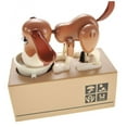 thumbnail image 1 of Little Dog Puggy Bank Battery Powered Robotic Coin Munching Toy Money Box Saving Money Coin Bank For Kids, 1 of 2