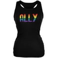 thumbnail image 1 of LGBT - Ally Pride Black Juniors Soft Tank Top, 1 of 1