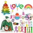 thumbnail image 1 of goowrom Christmas Decompression Toys Kit, Stress Relief Squeezing Board Game, 1 of 8