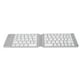 thumbnail image 4 of Teclado Bluetooth plegable, delgado, de bolsillo, portátil, inalámbrico, para Windows 7, 8, tableta, portátil, teléfono móvil, gris y blanco, 4 of 12