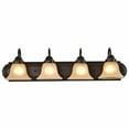 thumbnail image 3 of Nuvo 60-3281 - Ballerina - 4 Light  30"  Vanity  w/ Frosted White Glass, 3 of 38