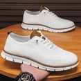 thumbnail image 3 of Men's Casual Dress Shoes Fashion Walking Sneakers Mesh Business Oxfords Work Lightweight Soft Sole, 3 of 7