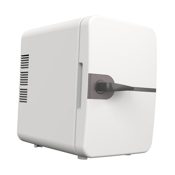 DOLITY Mini Réfrigérateur 6L Porte Simple Alimentation USB Thermoélectrique et Chauffant pour Blanc