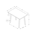 thumbnail image 2 of Monarch Specialties Dining Table, 60" Rectangular, Kitchen, Dining Room, Metal, Laminate, Brown, Black, Contemporary, Modern, 2 of 4