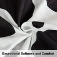 thumbnail image 5 of Microfiber King Duvet Cover Set, 3 Pieces Ultra Soft Cow Printed Comforter Cover Set with Zipper Closure and Corner Ties, 5 of 7