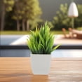 thumbnail image 3 of Bonsái artificial de 3 piezas, plantas falsas para decoración de interiores, pequeñas plantas artificiales para escritorio, adorno verde realista, decoración artificial, 3 of 8