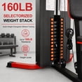 Sustainova Home Gym Machine with 160LB Weight Stack, Multi-Function ...