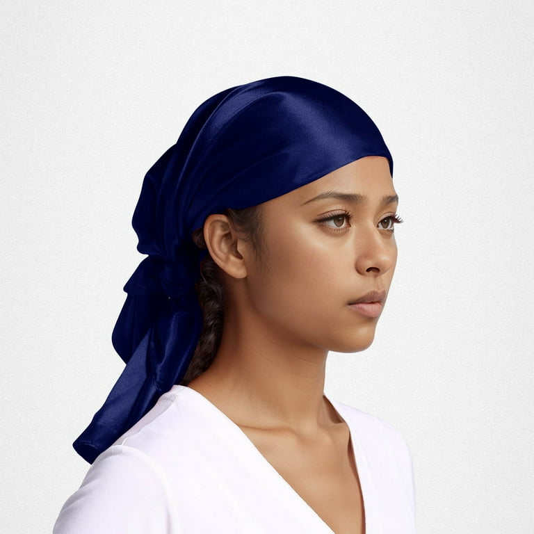 Ediodpoh Women Fashion Solid Satin Square Head Scarf Lightweight