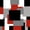 Grid 04, variant on Manfei Abstract Geometric Block Queen Sheets, Geometric Theme Queen Sheet Sets, Gray Black White, Black Reversible 4 Pieces1 Flat Sheet + 1 Fitted Sheet + 2 Pillowcases