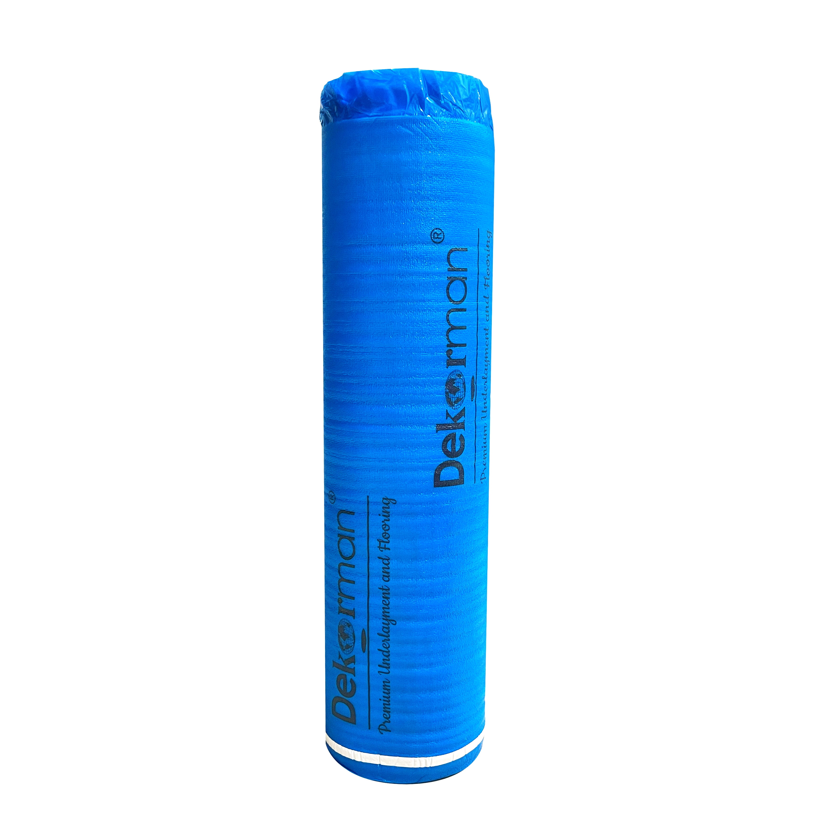 Dekorman 3mm Thickness 3-N-1 Moisture Barrier Blue Underlayment, 200 Sq.ft/Roll