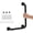 Black, variant on Black Angled Grab Bar 16x16 Inch, Stainless Steel Bathroom Grab Bar w/Anti-Slip Knurled Grip, Wall Mounted Bathtub Toilet Safety Handrail for Elderly Senior, L-Shaped Grab Bar for Shower