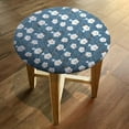 thumbnail image 1 of WIFKLSIIPG Bar Stool Cushion Texture Stool Cover Round Upholstered Bar Stool Foam Cushion Non Bottom 12 inches(Green), 1 of 4