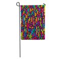 thumbnail image 1 of JSDART Blue Contemporary Geometric Pattern Abstract Colors Colorful Modern Creative Fine Garden Flag Decorative Flag House Banner 12x18 inch, 1 of 2