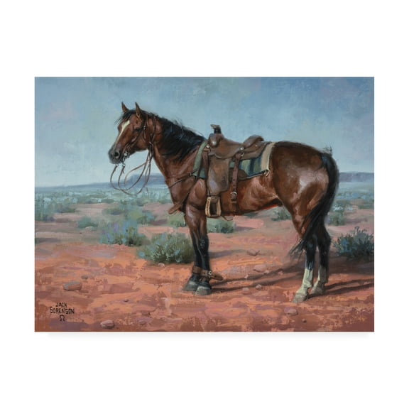 Trademark Fine Art 'Ready And Waiting' Canvas Art by Jack Sorenson