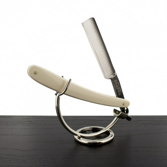 WCS Ivory Straight Razor, 5/8 Carbon Steel