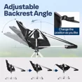 thumbnail image 6 of SPECSTAR Hammock Camping Chair with Removable Footrest Portable Outdoor Swinging Chairs, 6 of 9