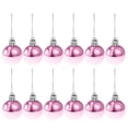 thumbnail image 3 of 24pcs 8cm feliz navidad adornos navideños bolas árbol colgante decoración rosa Sunnimix Bolas de Navidad, 3 of 8