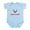 Sky Blue, variant on CafePress - NICE RACK Infant Bodysuit - Baby Light Bodysuit, Size Newborn - 24 Months