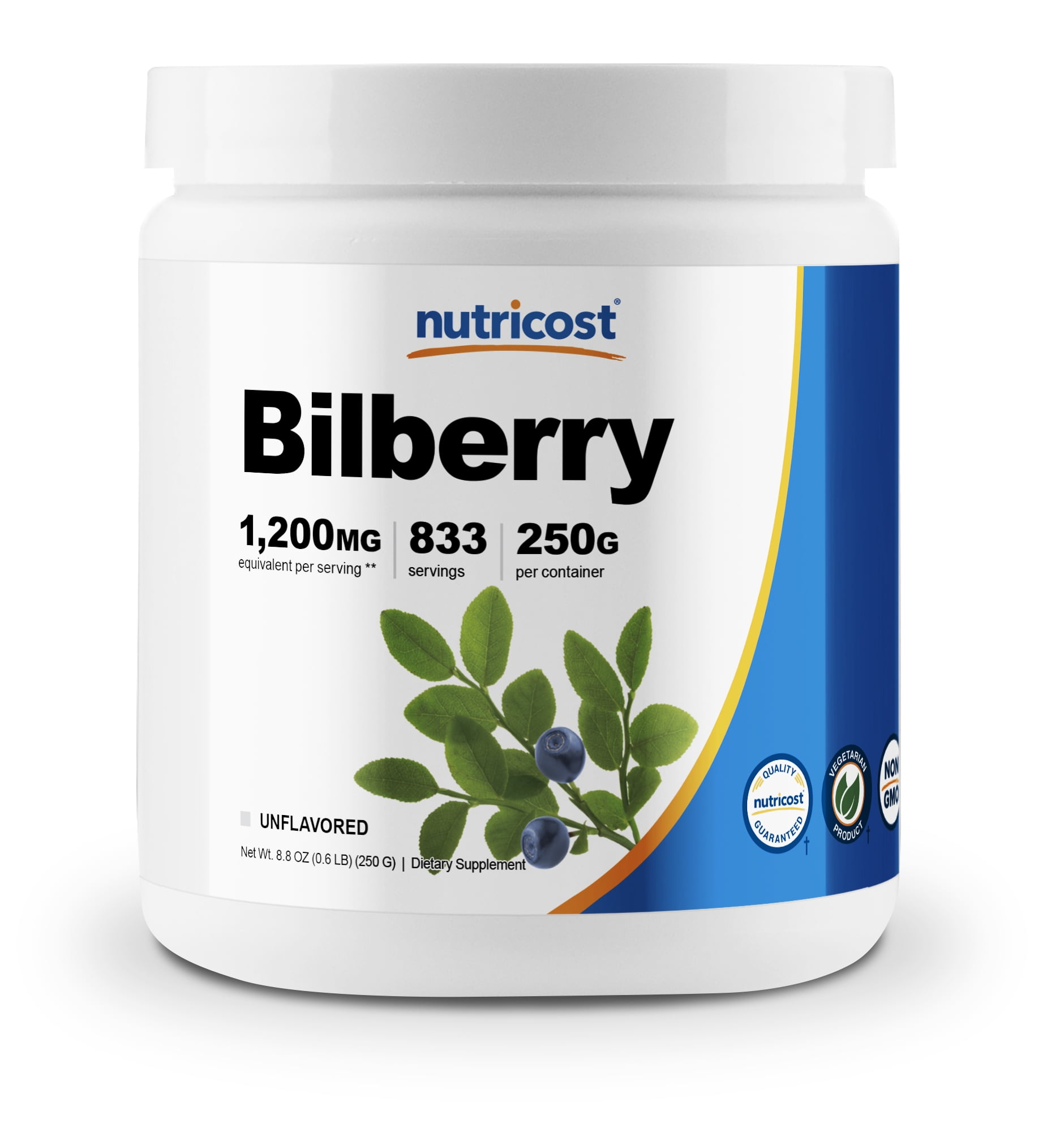 Nutricost Bilberry Powder 250 Grams Gluten Free and NonGMO Walmart
