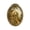 Bronze, variant on Vintage Oval Picture Frame, Fits 4x6 Photos, Antique Photo Frame with Glass Front, Tabletop or Wall Display, Elegant Home Decor Gift, Golden Rose